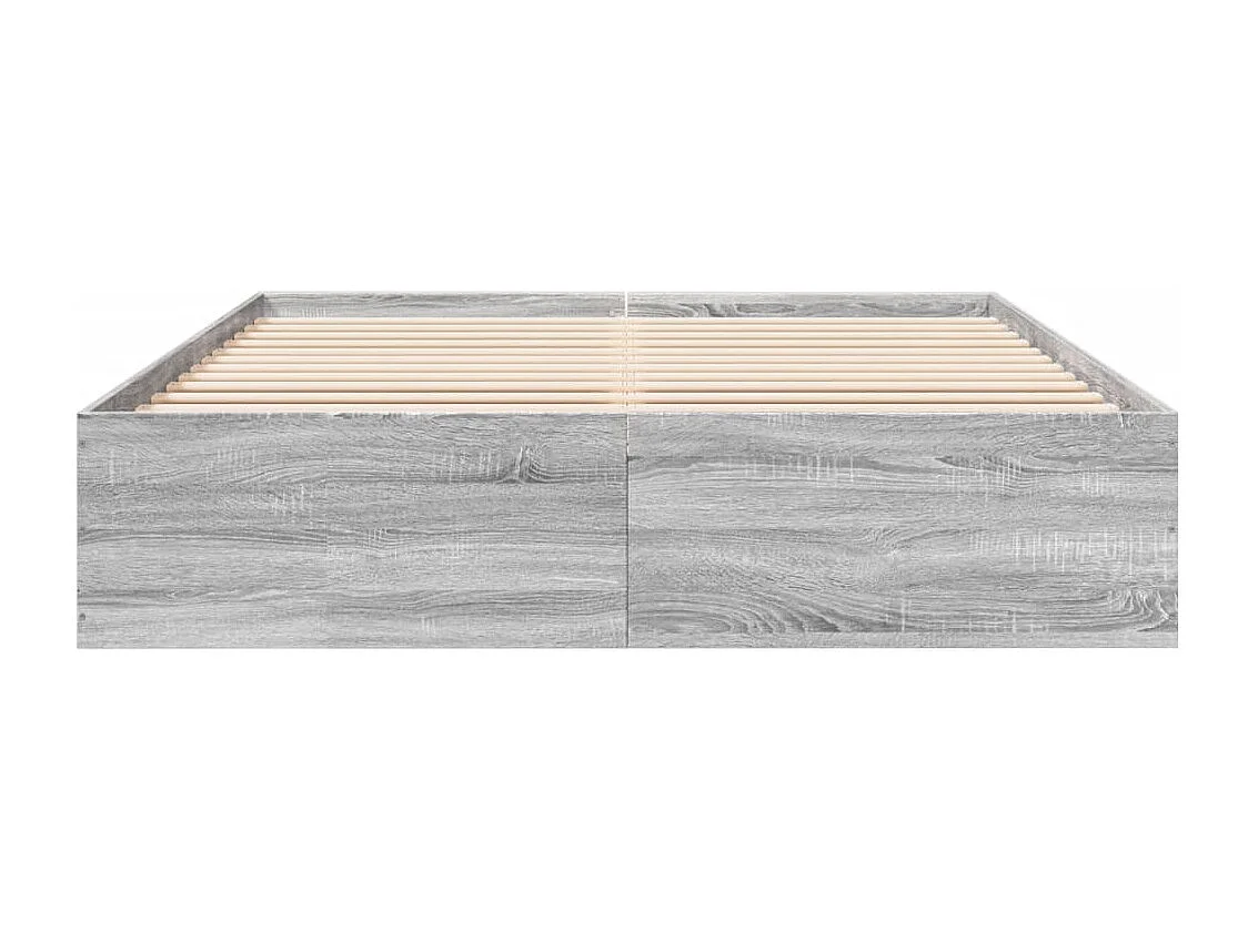 Giroletto Grigio Sonoma 160x200 cm in Legno Multistrato