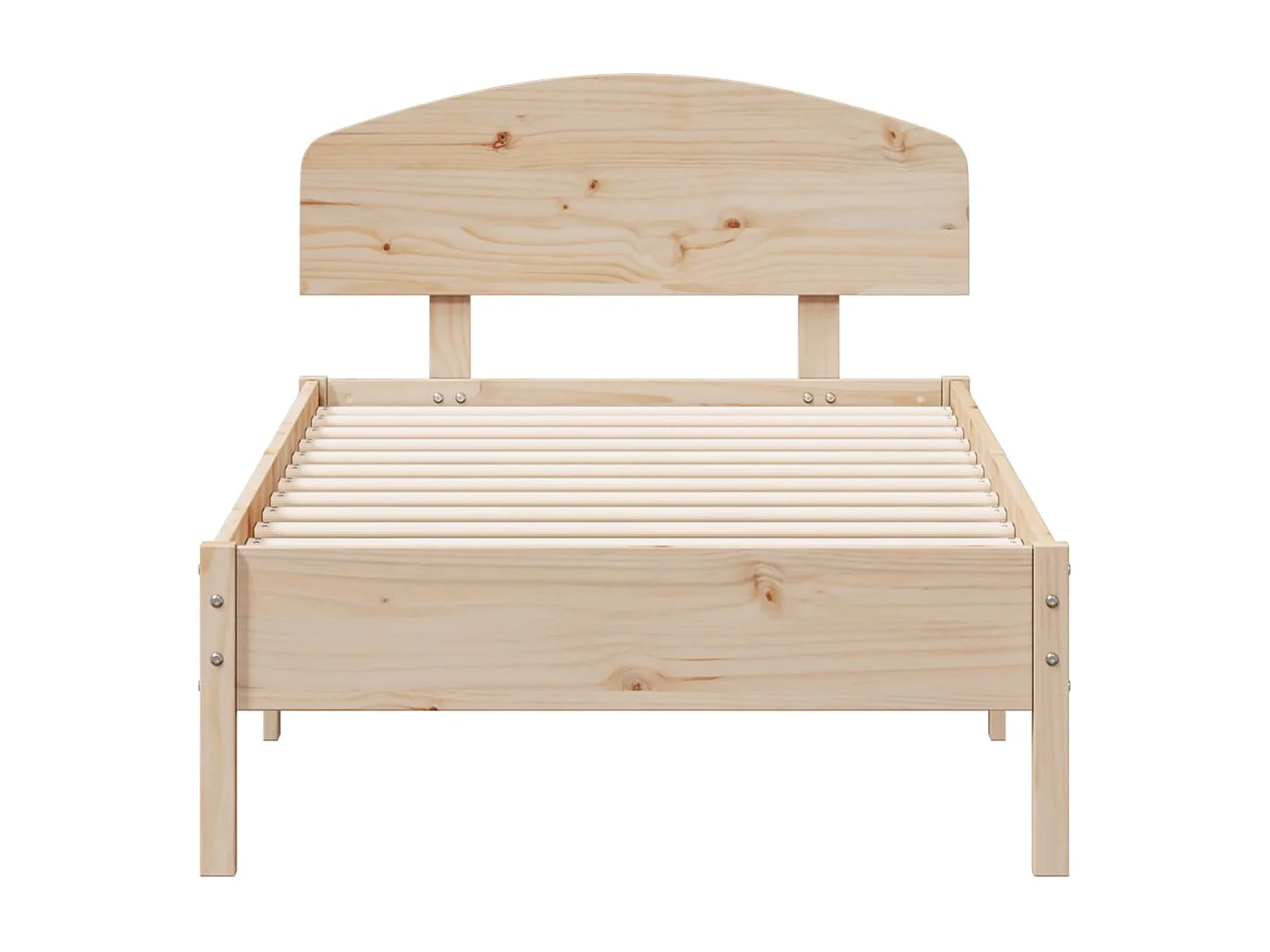 Cadre de lit sans matelas 90x190 cm bois de pin massif