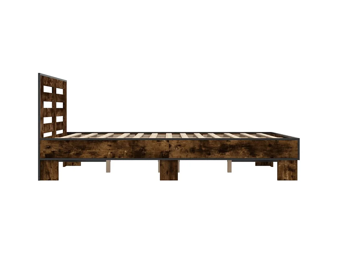 Estrutura de cama 135x190 cm derivados madeira/metal