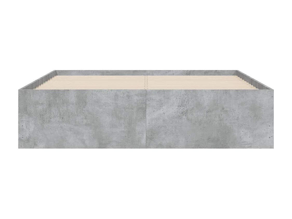 Giroletto Cassetti Grigio Cemento 120x200 cm Legno Multistrato