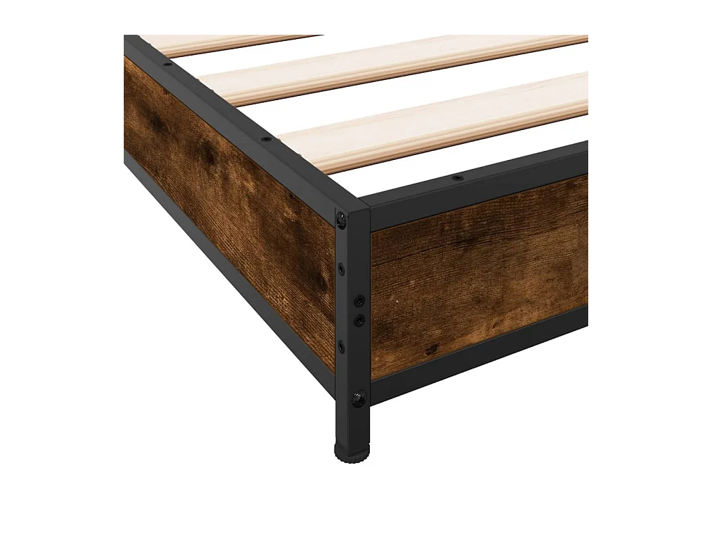 Giroletto Rovere Fumo 135x190 cm in Legno Multistrato Metallo