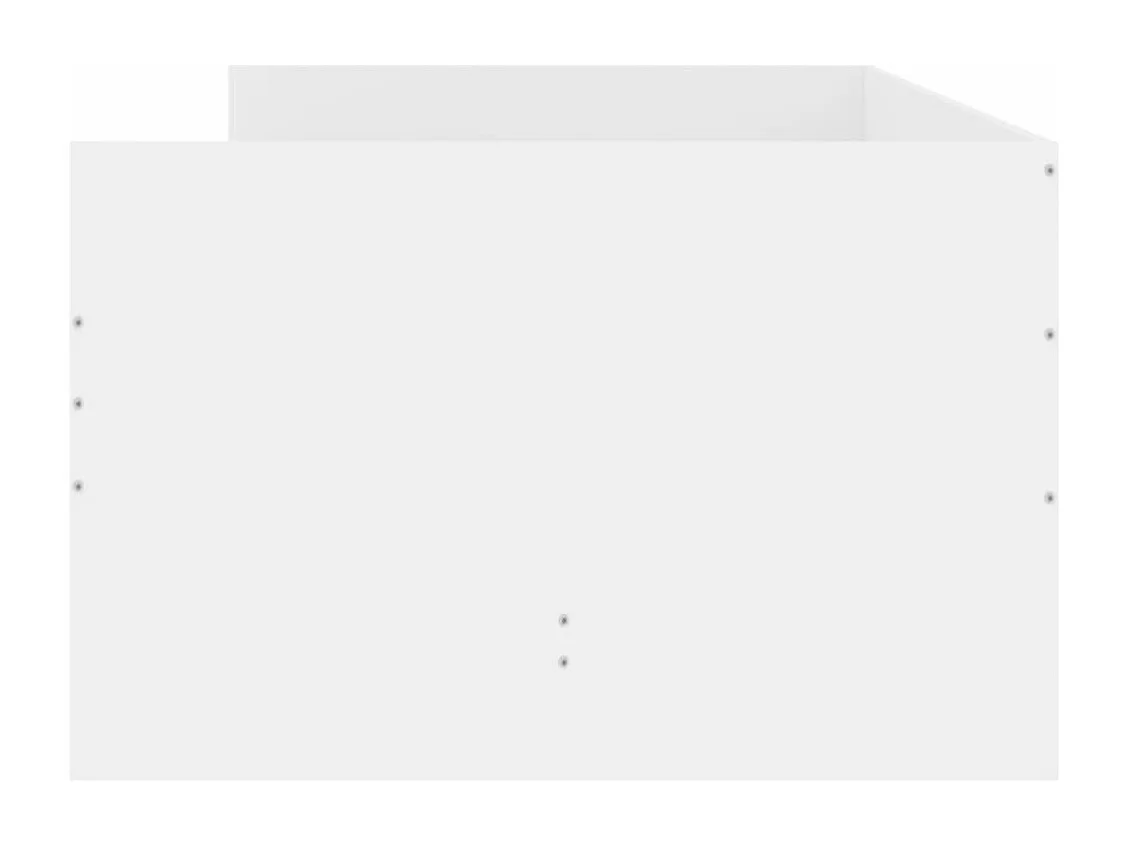 Giroletto con Cassetti Bianco 90x190 cm