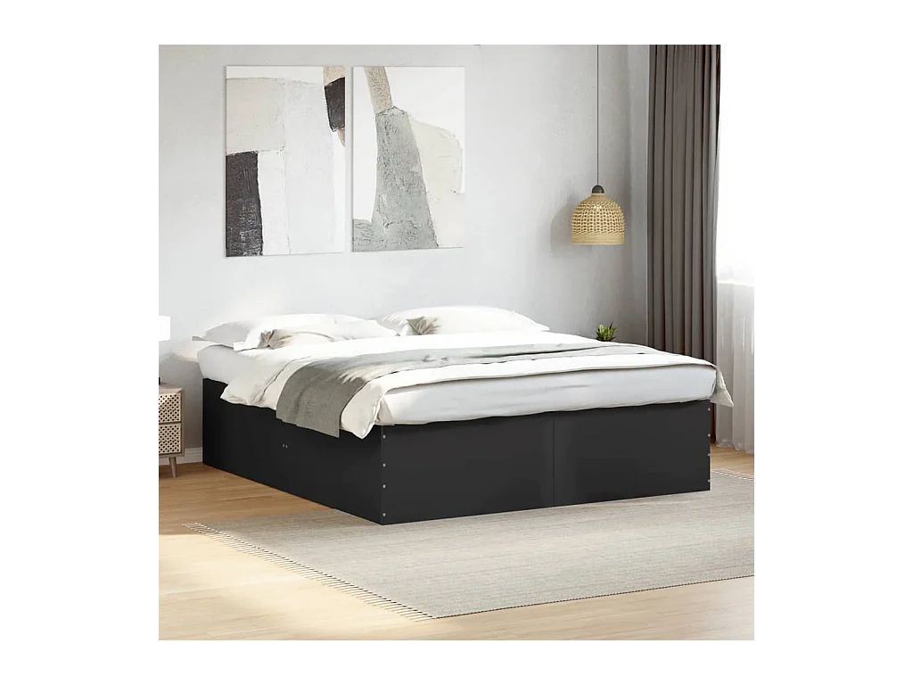 Giroletto Nero 200x200 cm in Legno Multistrato