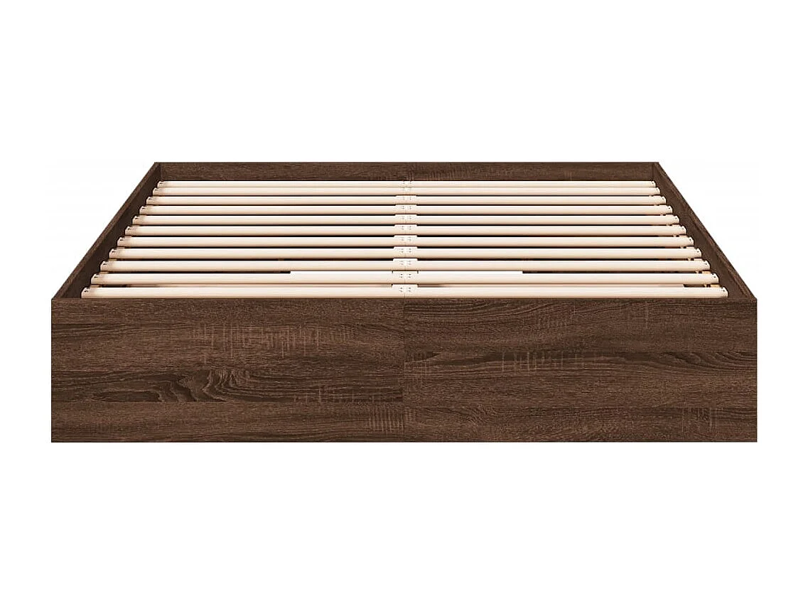 Bettgestell mit Schubladen Braun Eichen-Optik 120x190 cm