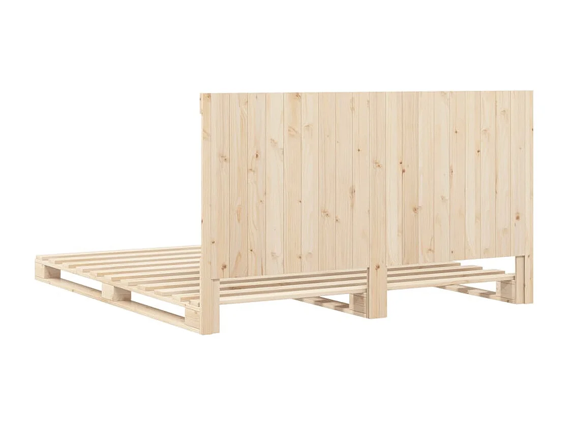 Cadre de lit sans matelas avec tête de lit 180x200 cm