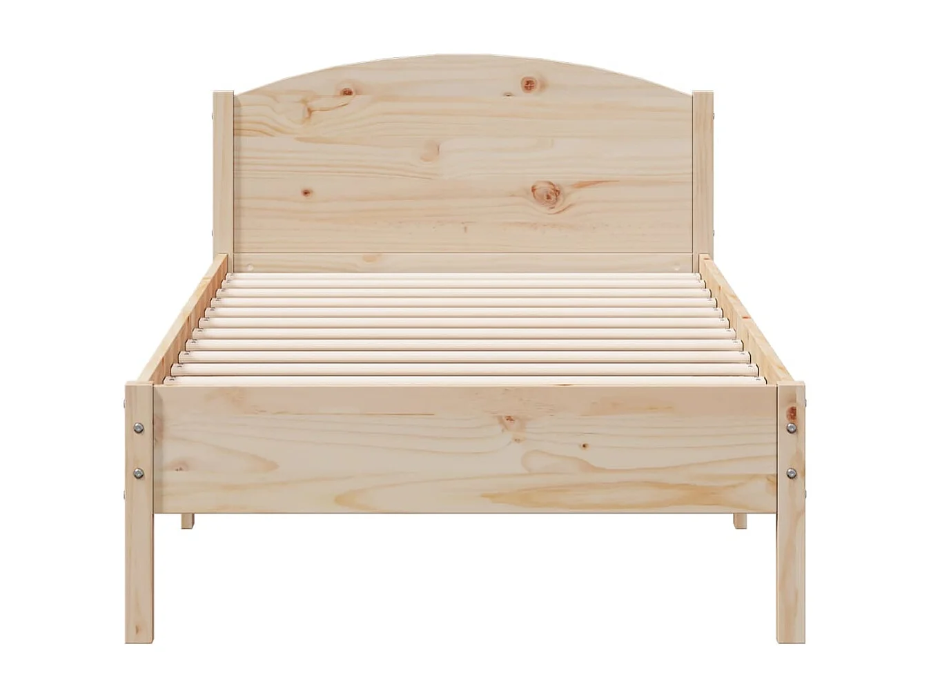 Cadre de lit sans matelas 100x200 cm bois massif de pin