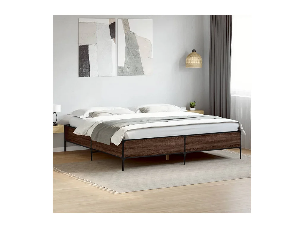 Giroletto Rovere Marrone 200x200cm in Legno Multistrato Metallo