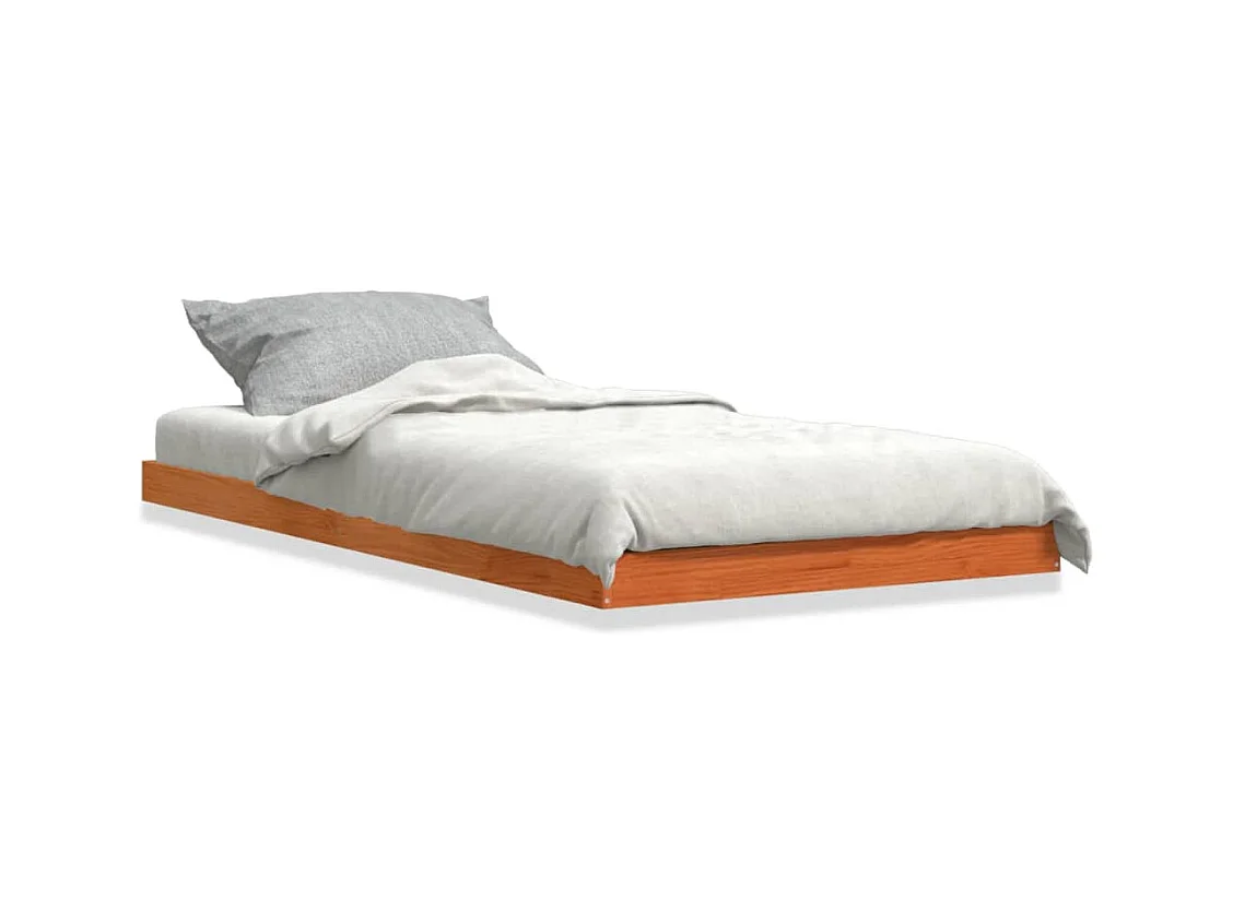 Giroletto Marrone Cera 75x190 cm in Legno Massello di Pino