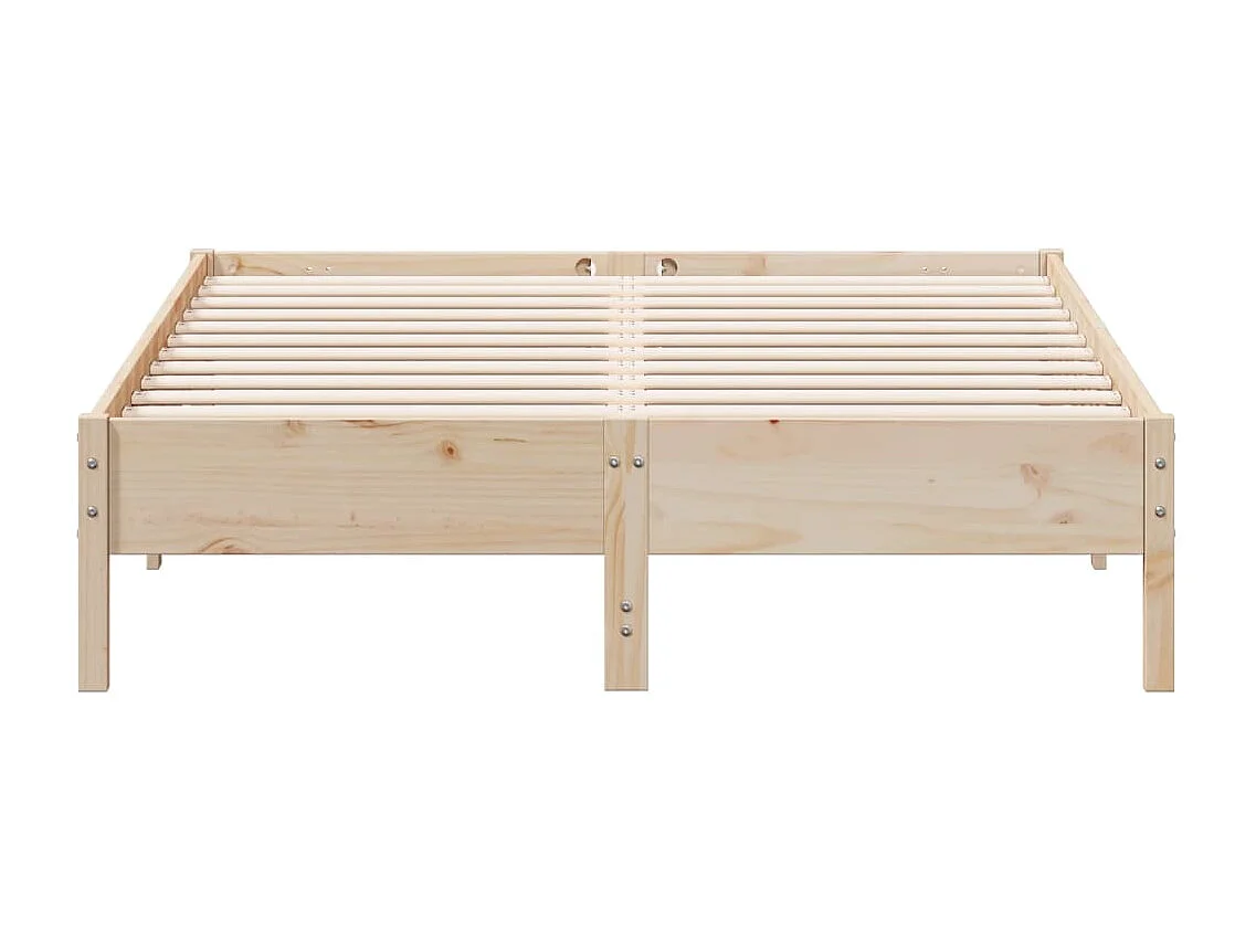 Letto senza Materasso 150x200 cm in Legno Massello di Pino