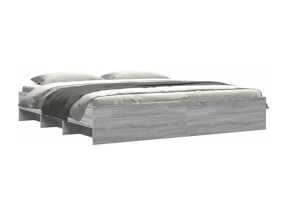 Giroletto Grigio Sonoma 180x200 cm in Legno Multistrato