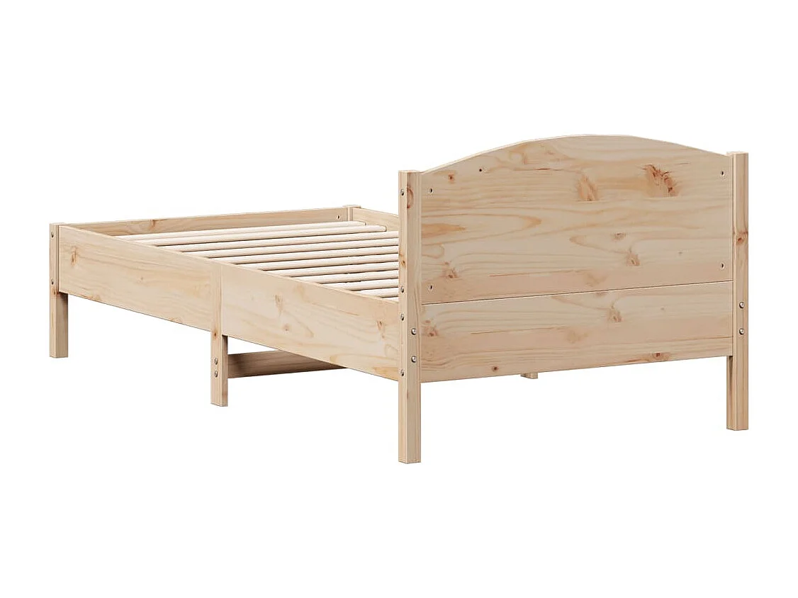 Cama sem colchão 90x190 cm madeira de pinho maciça