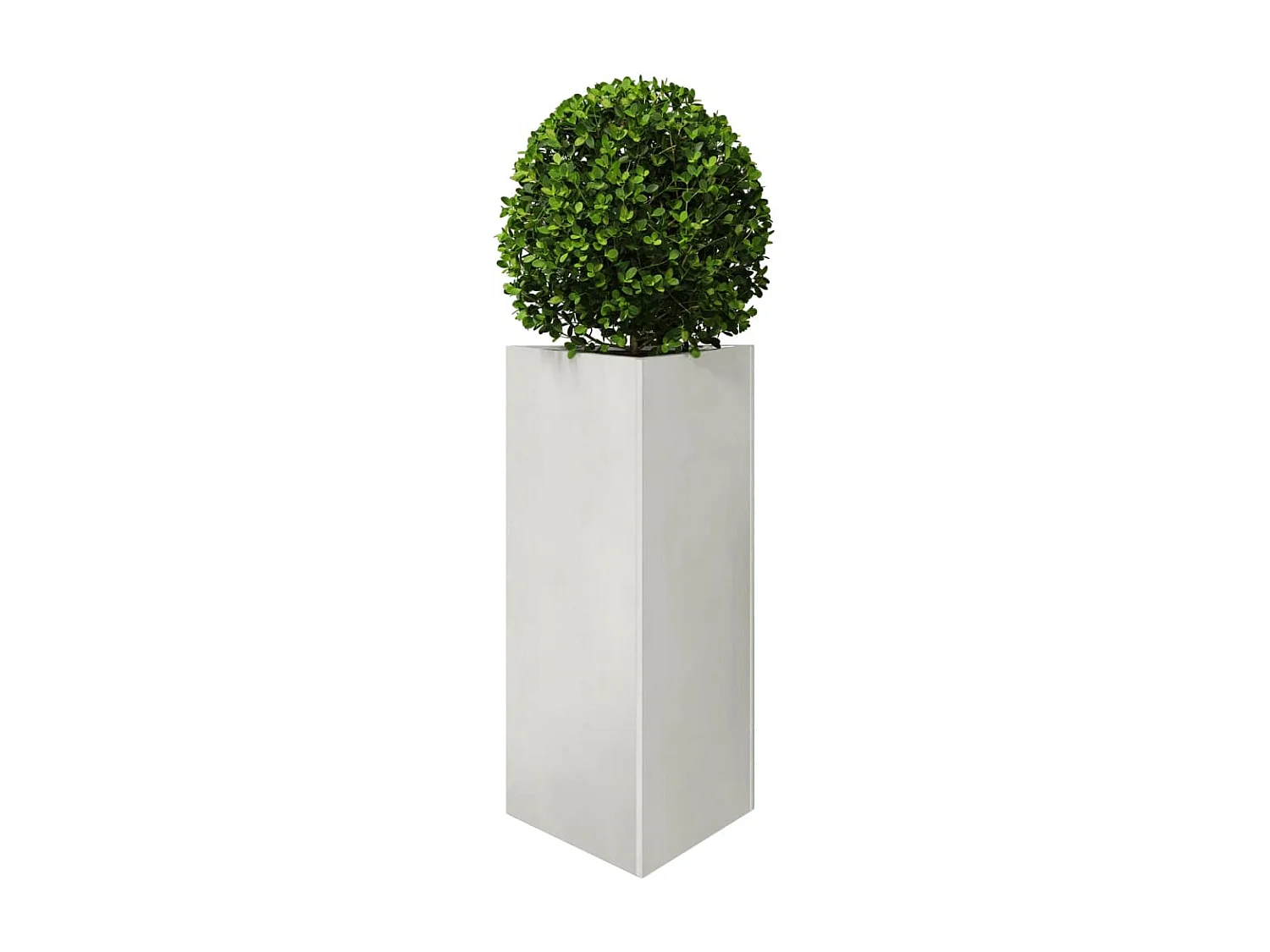 Jardinières 2 pcs triangulaire 40x34,5x70 cm acier inoxydable