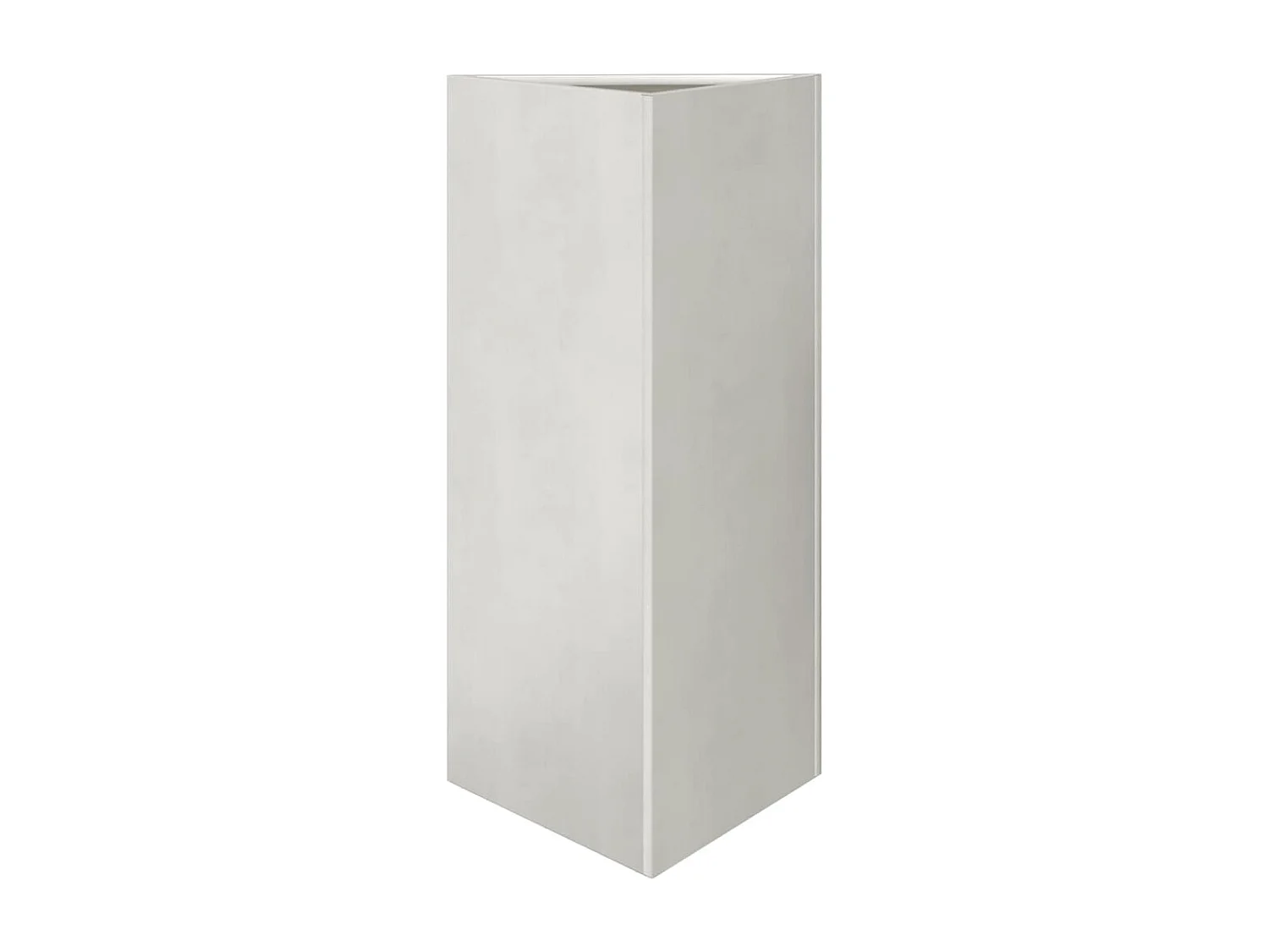 Jardinières 2 pcs triangulaire 40x34,5x70 cm acier inoxydable