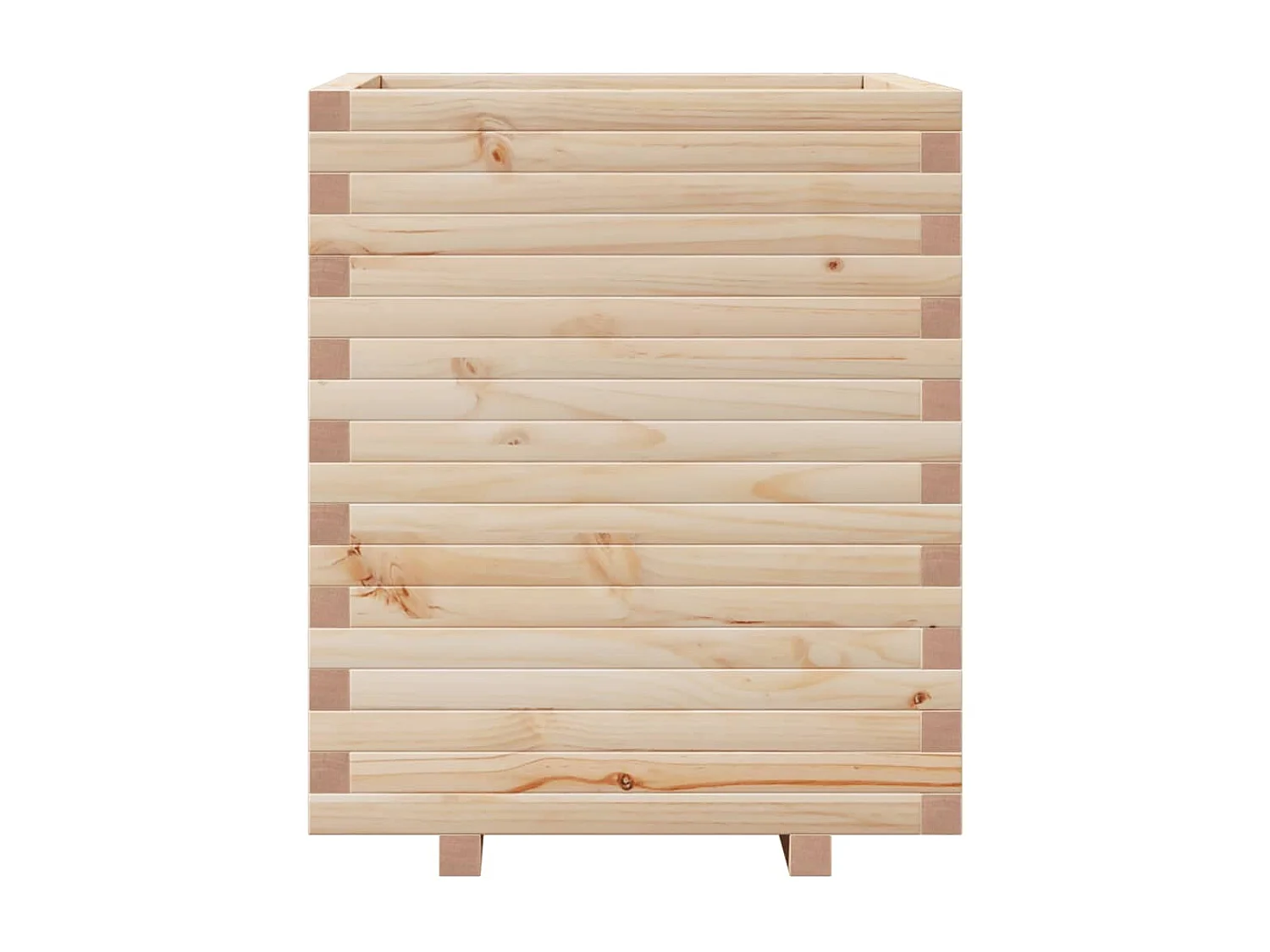 Jardinière 60x60x72 cm bois de pin massif