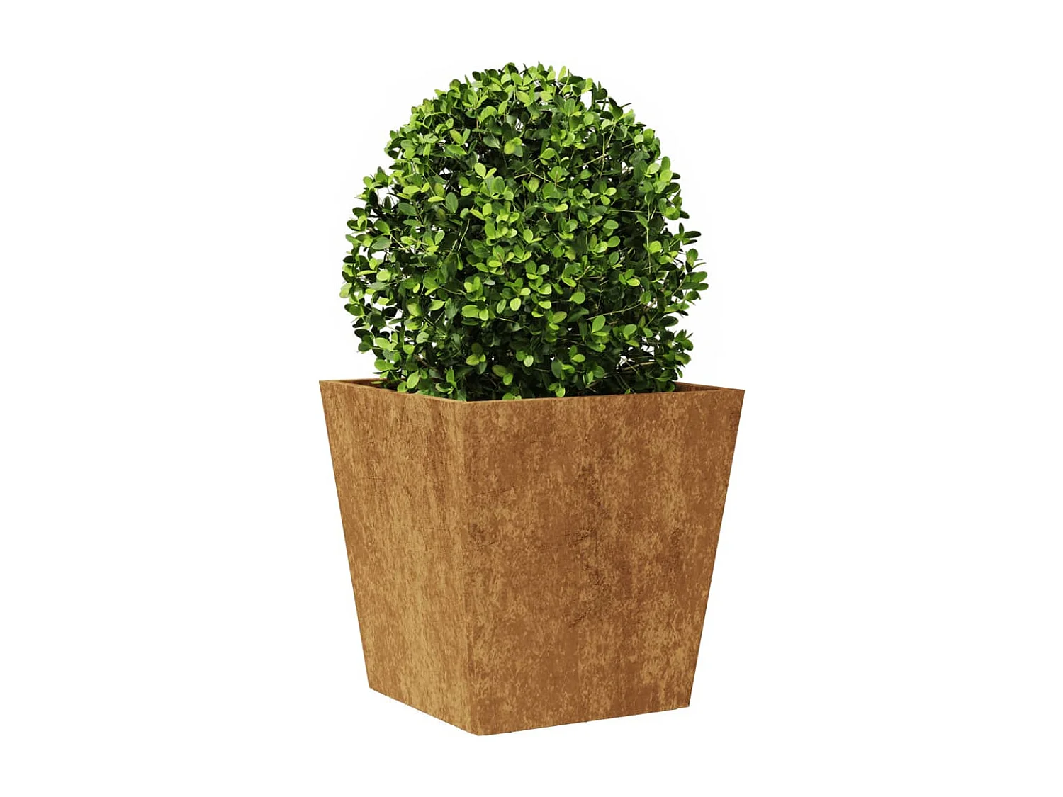 Jardinières 2 pcs 40x40x40 cm acier corten