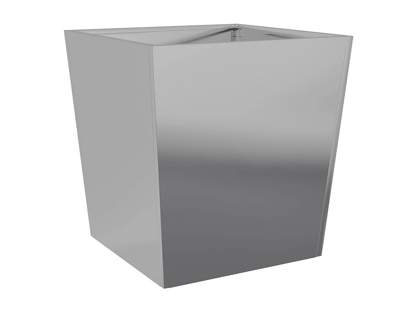 Jardinière 50x50x50 cm acier galvanisé