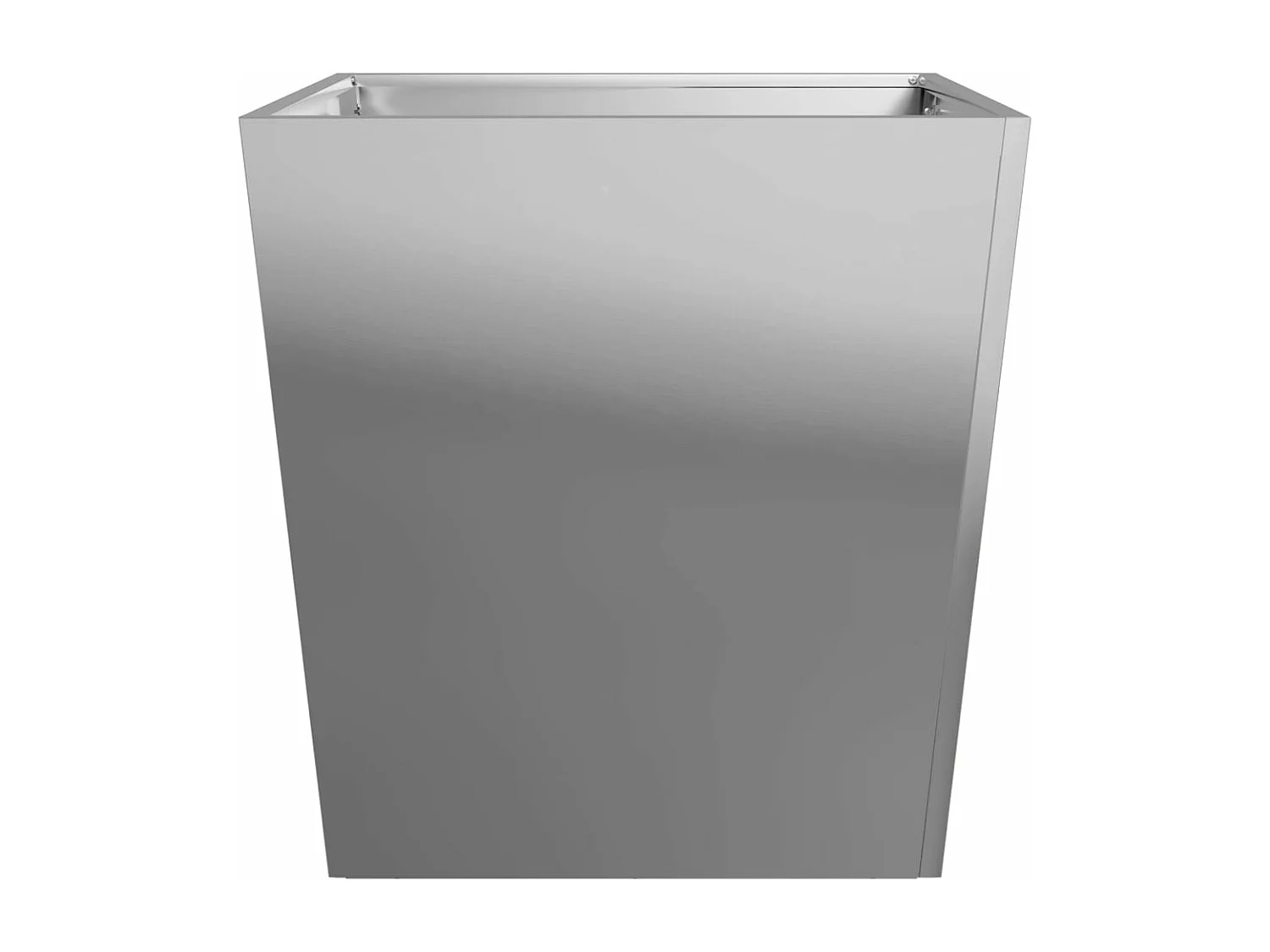 Jardinière 50x50x50 cm acier galvanisé