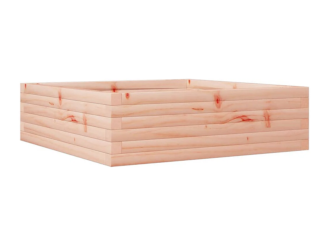 Jardinière 80x80x23 cm bois massif de douglas