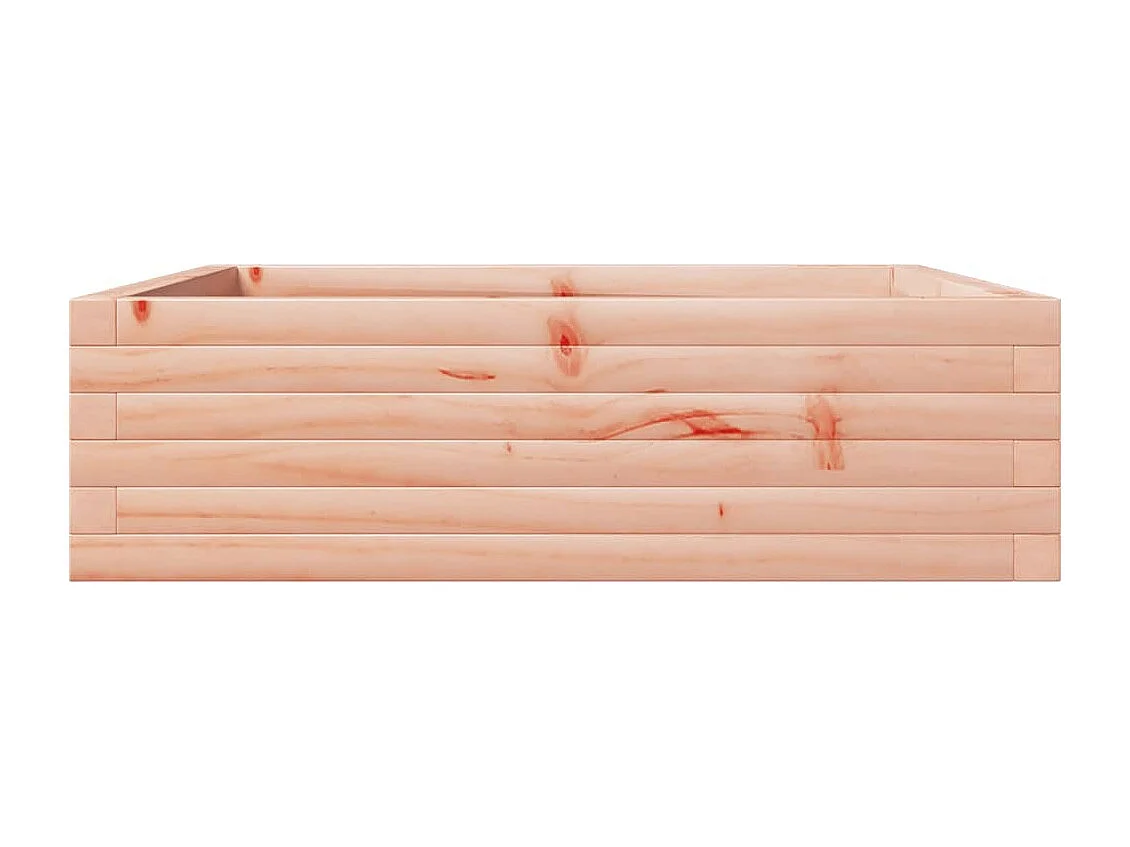 Jardinière 80x80x23 cm bois massif de douglas