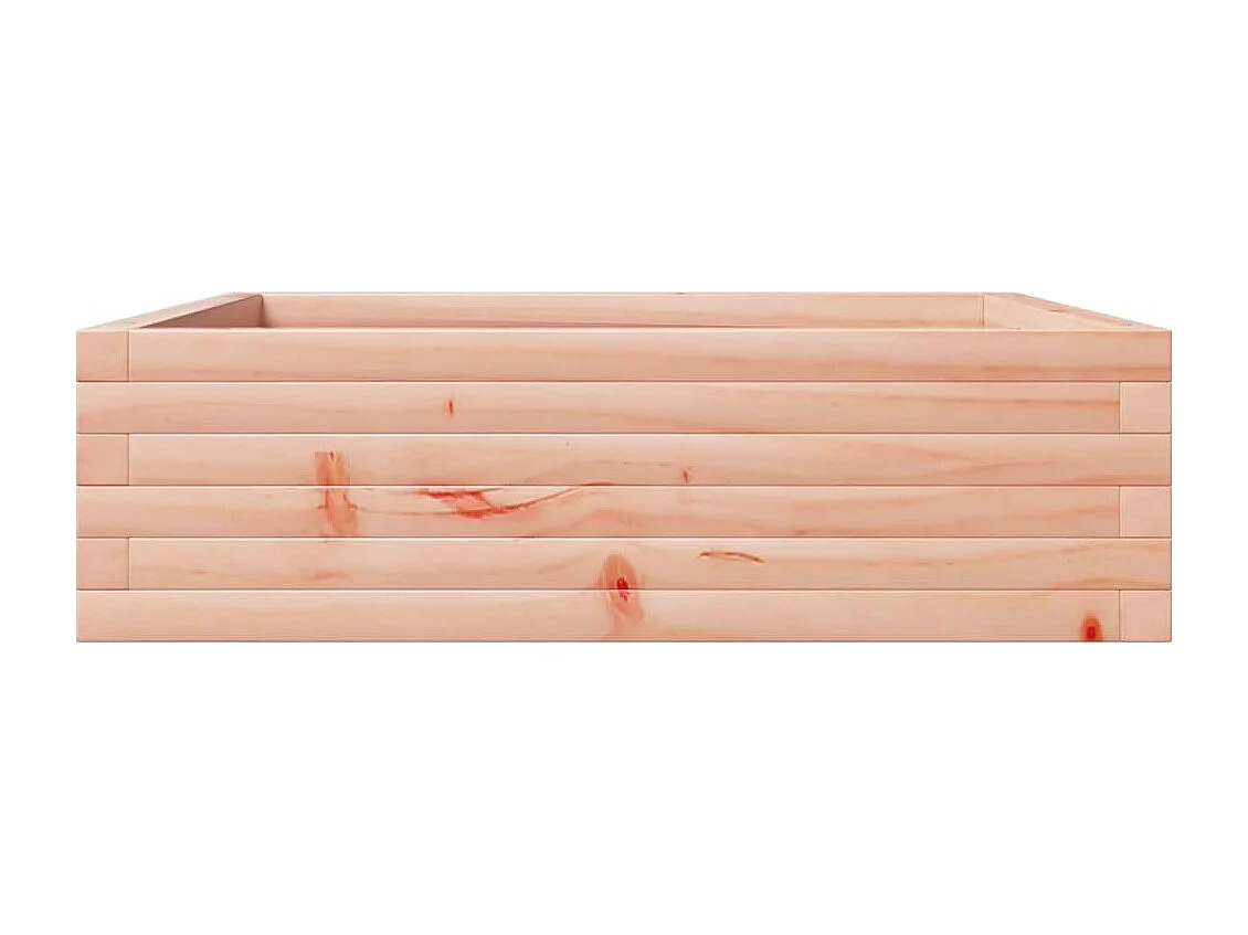 Jardinière 80x80x23 cm bois massif de douglas