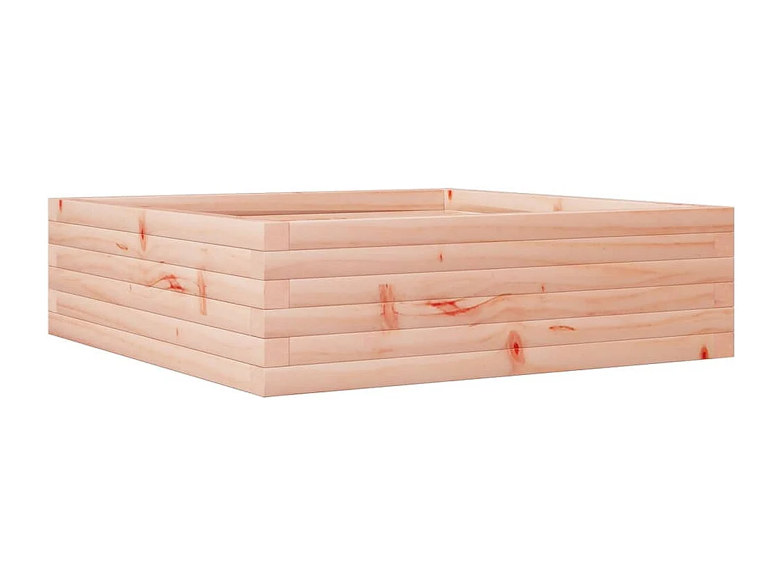 Jardinière 80x80x23 cm bois massif de douglas