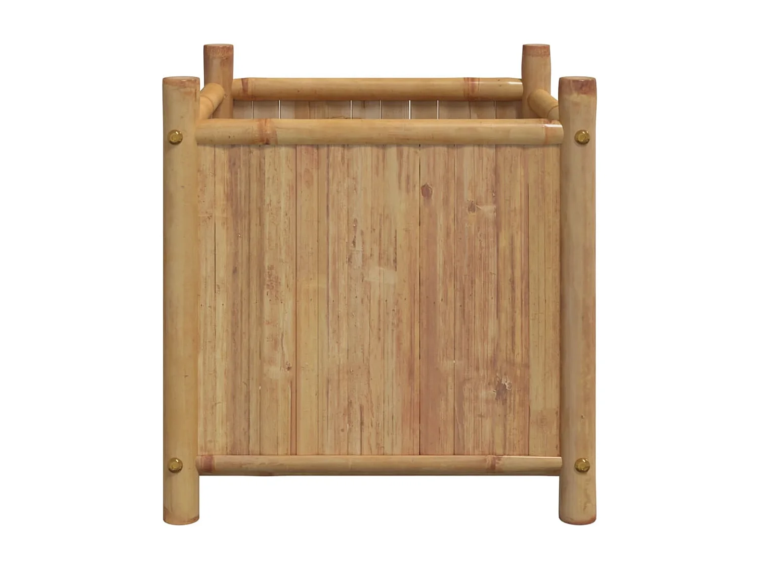 Jardinière 40x40x40 cm bambou