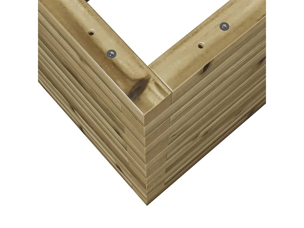 Fioriera da Giardino 90x60x46 cm in Legno di Pino Impregnato