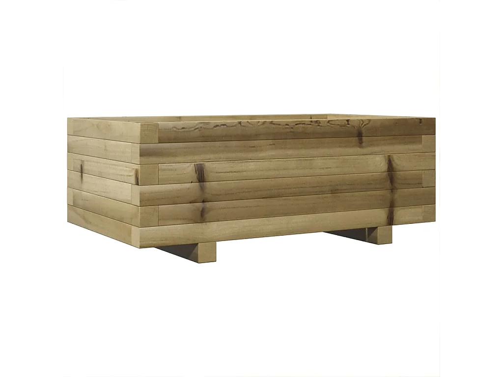 Jardinière 70x40x26,5 cm bois de pin imprégné