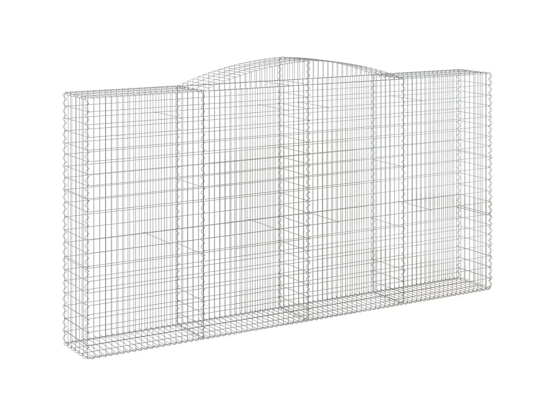 Schanskorven 8 st gewelfd 400x50x200/220 cm ijzer