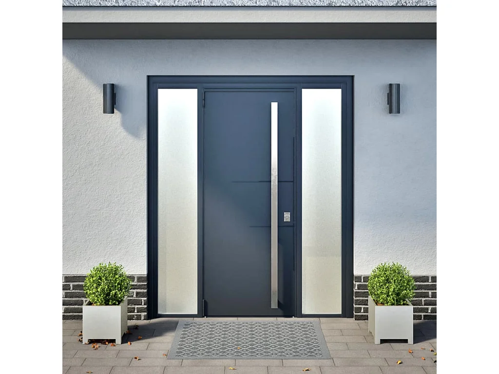 Jardinières 2 pcs 30x30x30 cm acier inoxydable