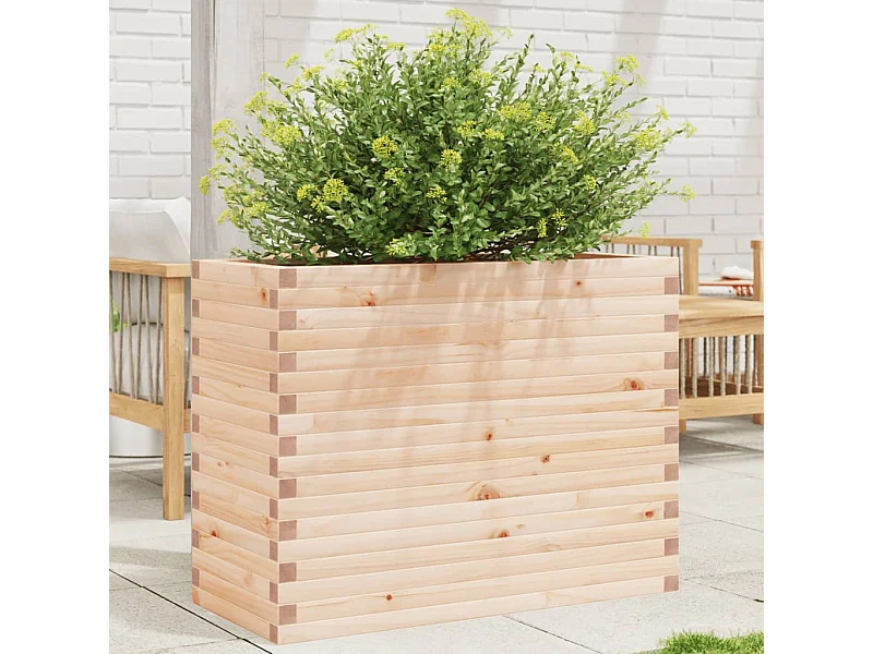 Plantenbak 90x40x68,5 cm massief grenenhout