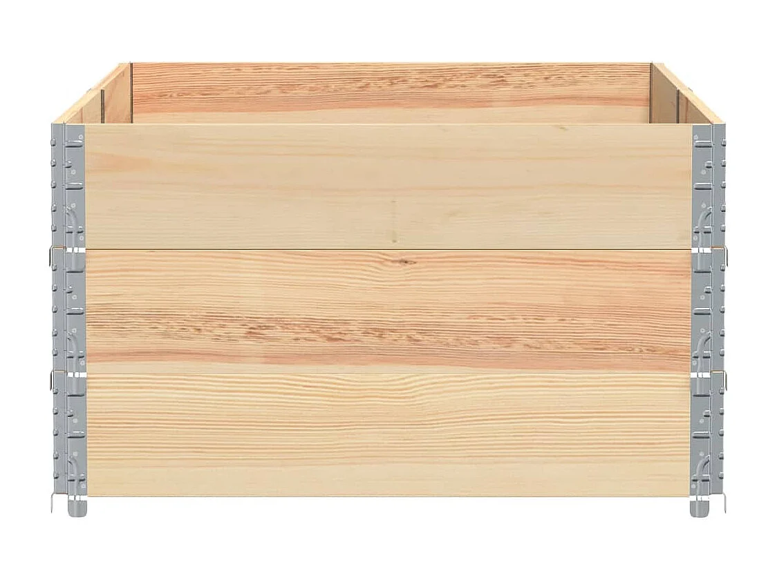 Jardinière 150x100 cm bois de pin massif