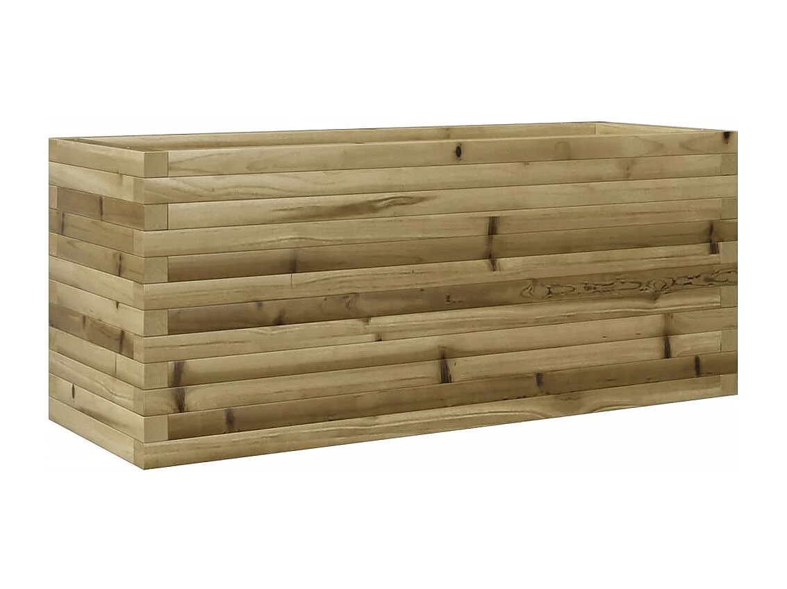 Jardinière 110x40x45,5 cm bois de pin imprégné