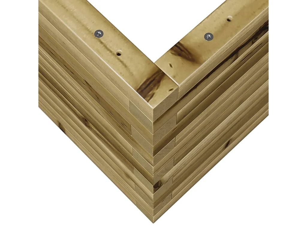 Jardinière 110x40x45,5 cm bois de pin imprégné