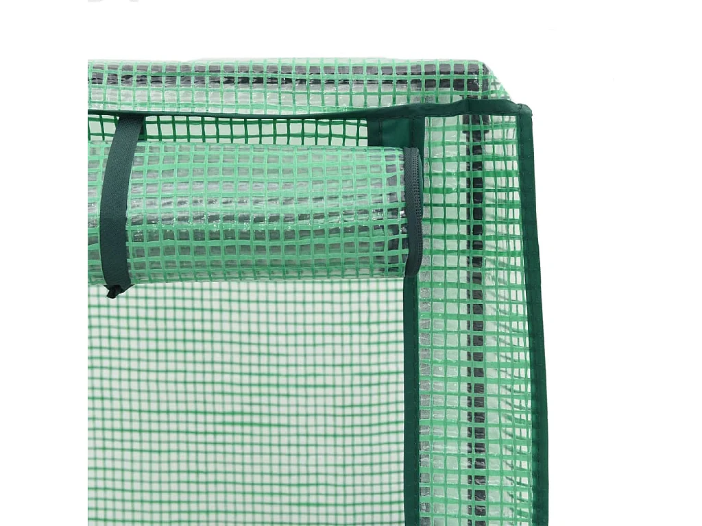 Letto Rialzato con Copertura Serra Effetto Rattan 160x40x138 cm