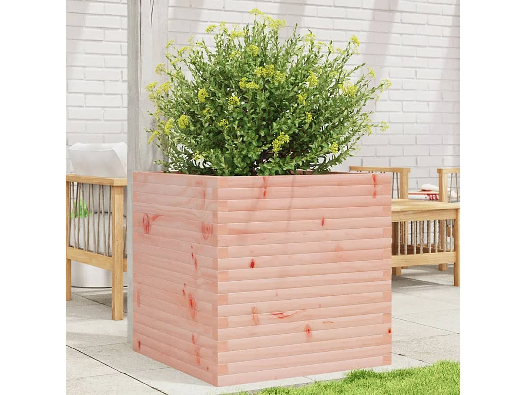 Fioriera da Giardino 70x70x68,5 cm in Legno Massello di Douglas