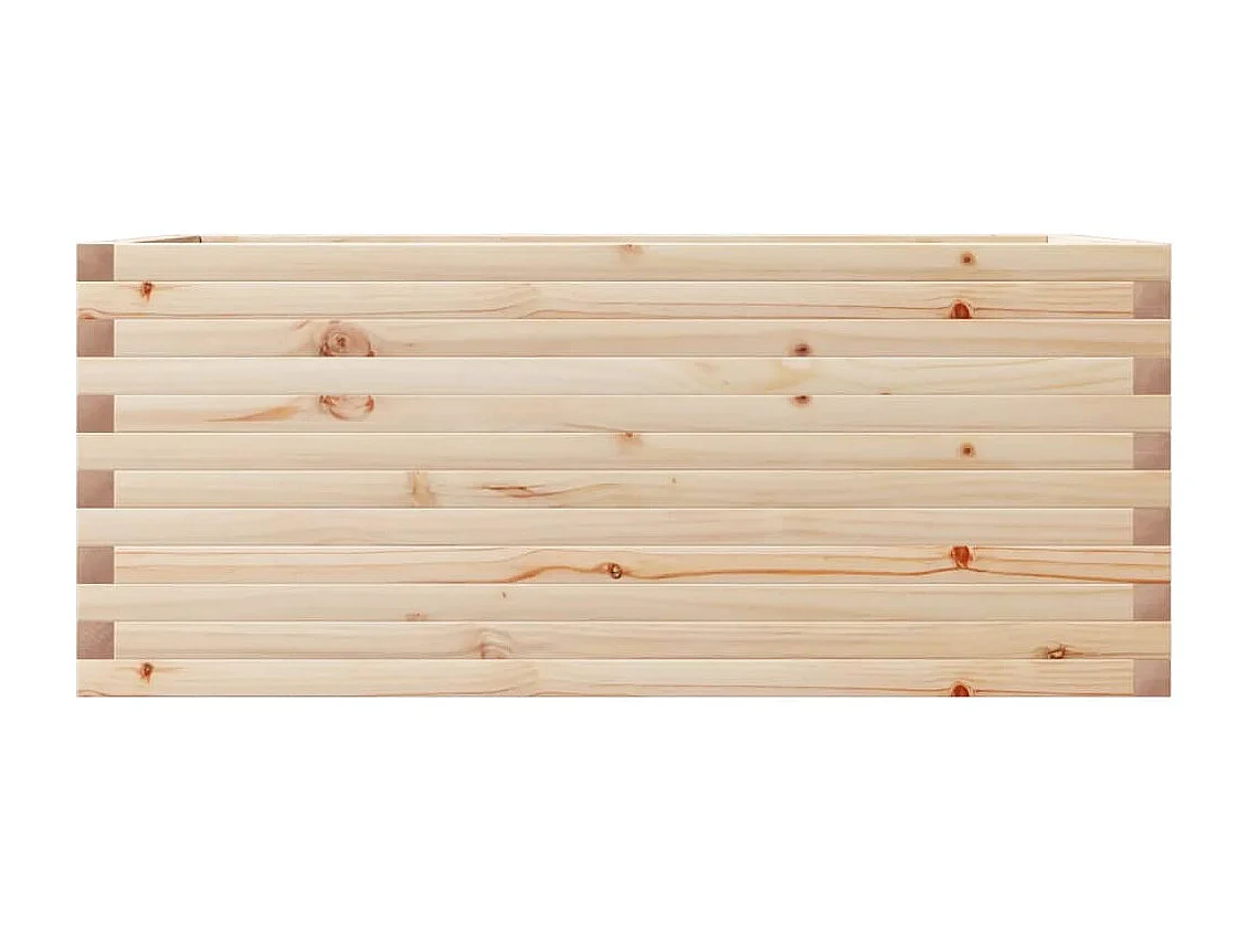 Jardinière 110x60x45,5 cm bois de pin massif