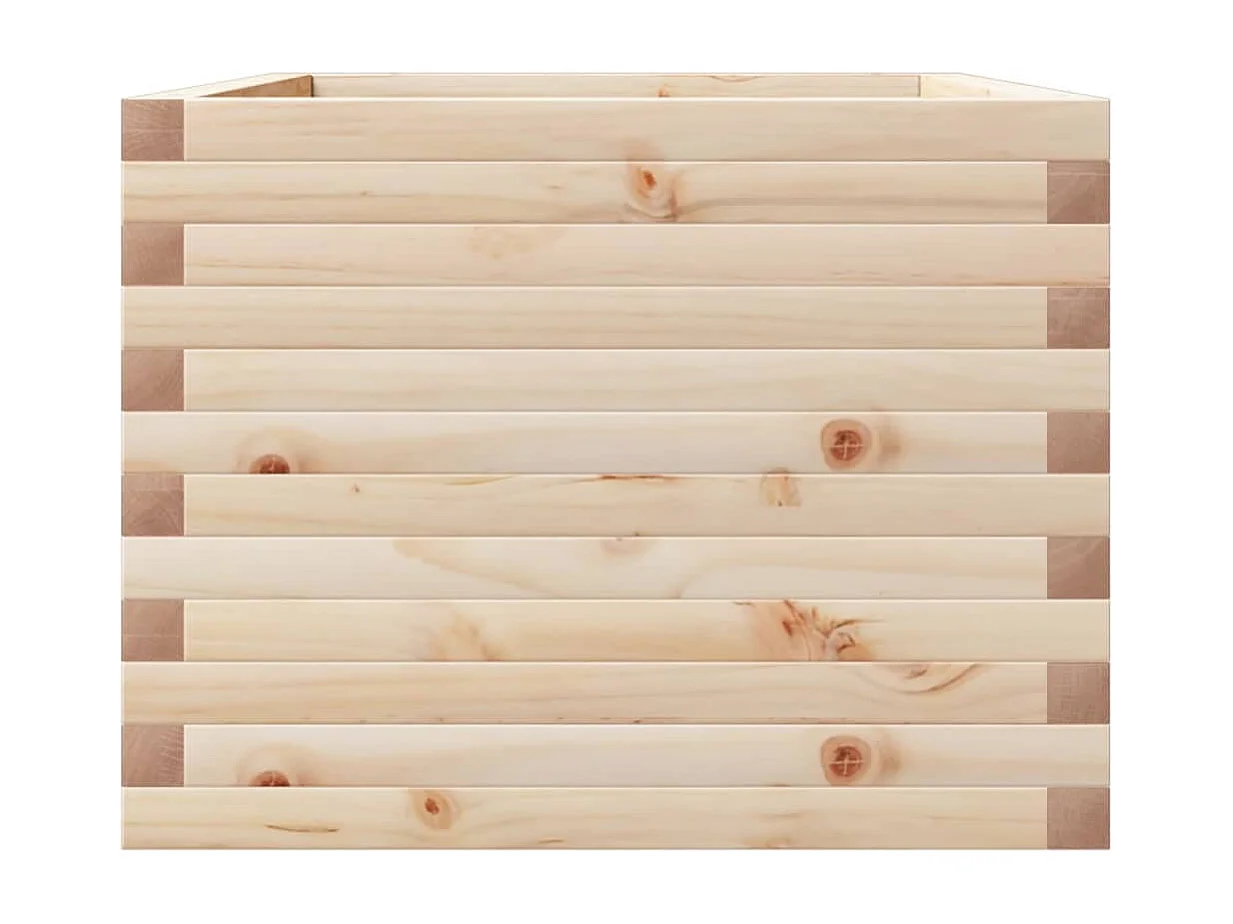Jardinière 110x60x45,5 cm bois de pin massif
