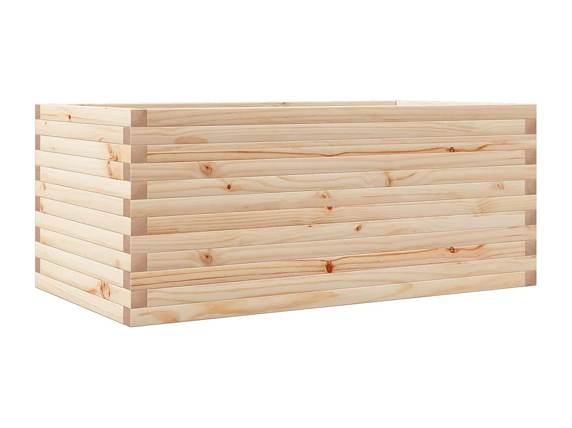 Jardinière 110x60x45,5 cm bois de pin massif