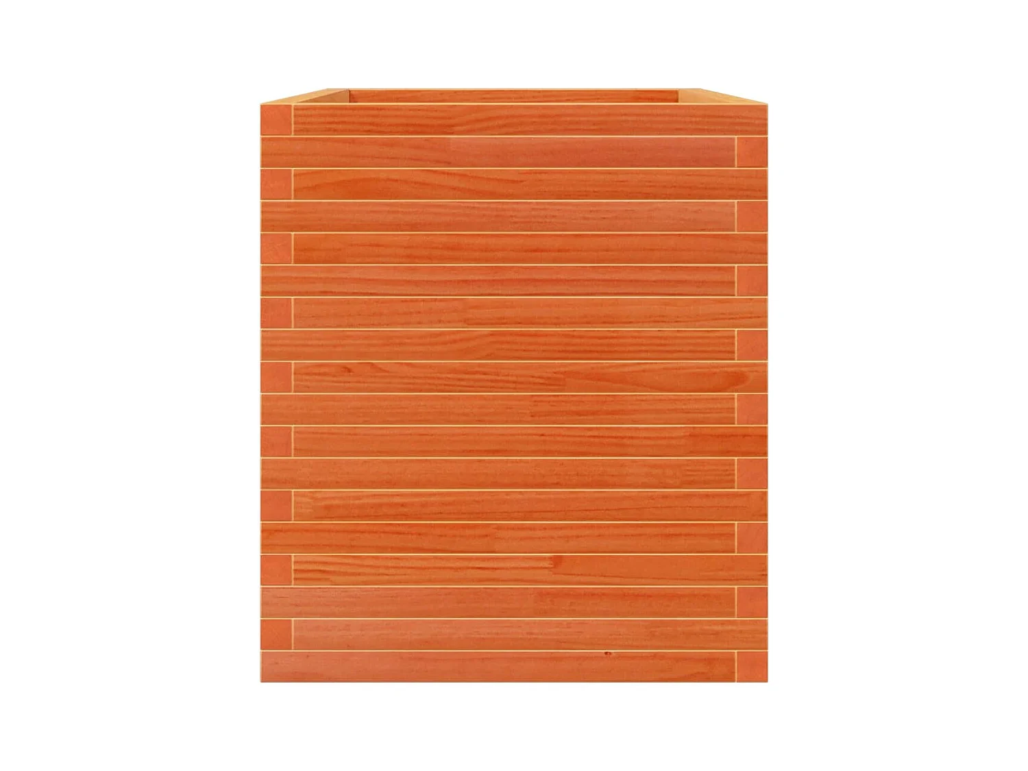Plantenbak 90x60x68,5 cm massief grenenhout wasbruin