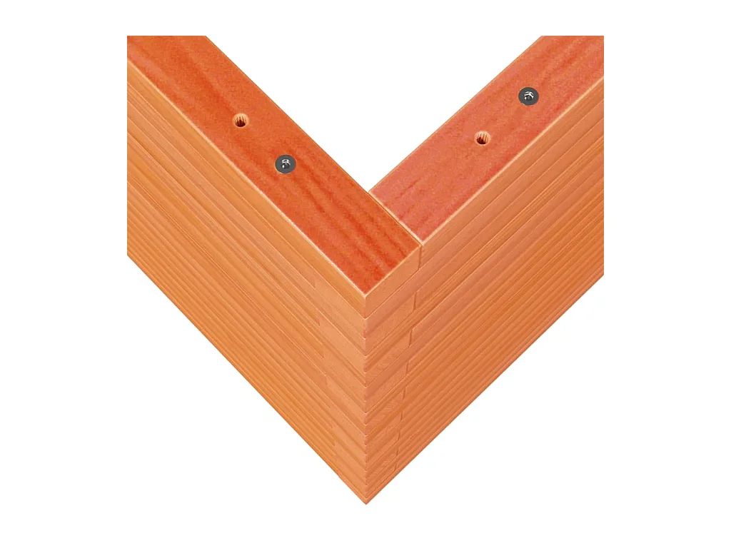 Plantenbak 90x60x68,5 cm massief grenenhout wasbruin