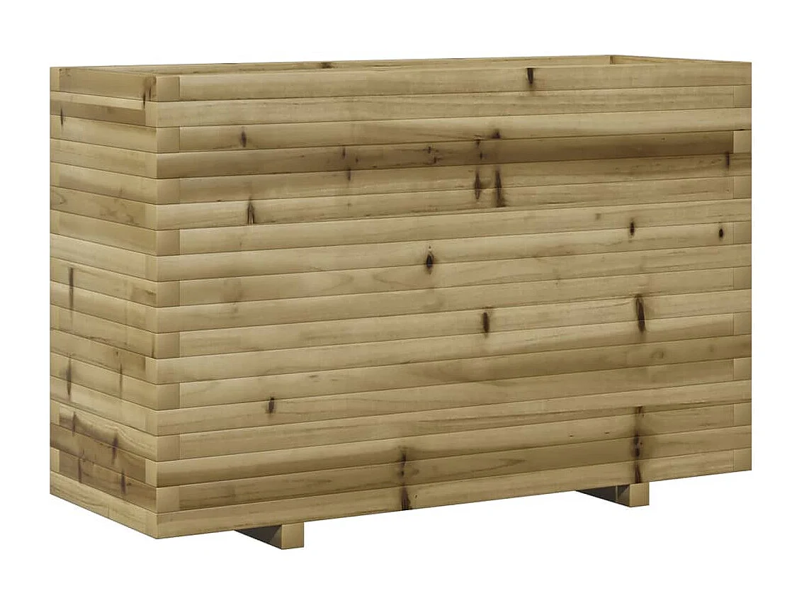 Fioriera da Giardino 110x40x72,5 cm in Legno di Pino Impregnato
