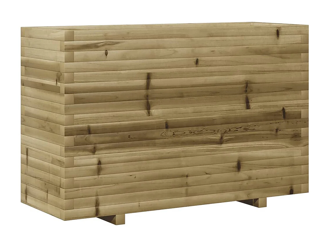 Fioriera da Giardino 110x40x72,5 cm in Legno di Pino Impregnato