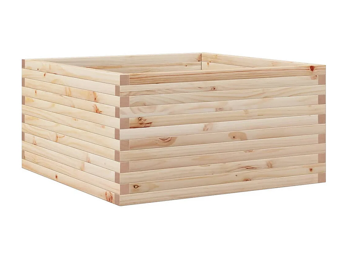Jardinière 90x90x46 cm bois de pin massif