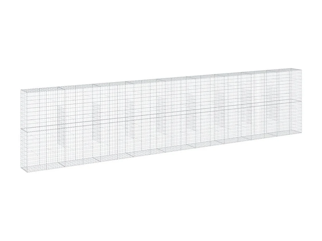 Panier gabion avec couvercle 900x50x200 cm fer galvanisé