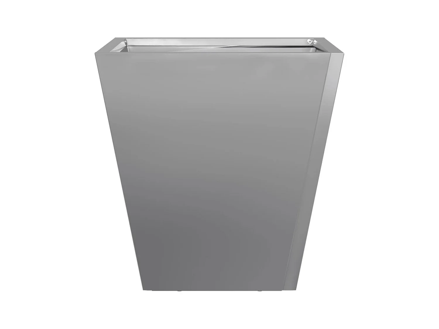 Jardinera hexagonal de acero galvanizado 30x30x30 cm