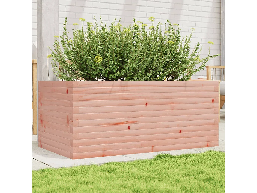 Jardinière 110x60x45,5 cm bois massif de douglas