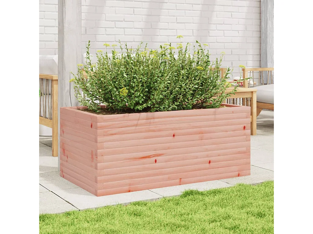 Jardinière 110x60x45,5 cm bois massif de douglas