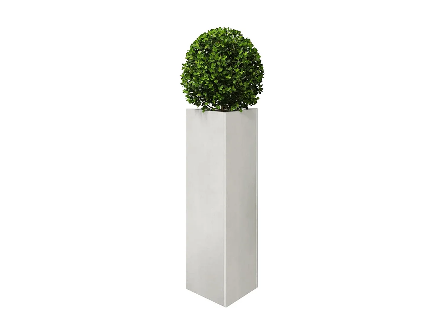 Jardinières 2 pcs triangulaire 30x26x75 cm acier inoxydable