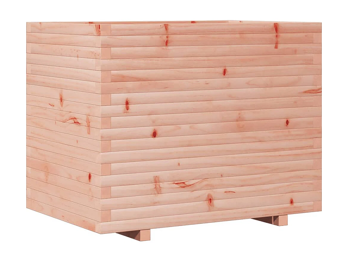 Vaso/floreira de jardim 90x60x72,5 cm madeira de douglas maciça